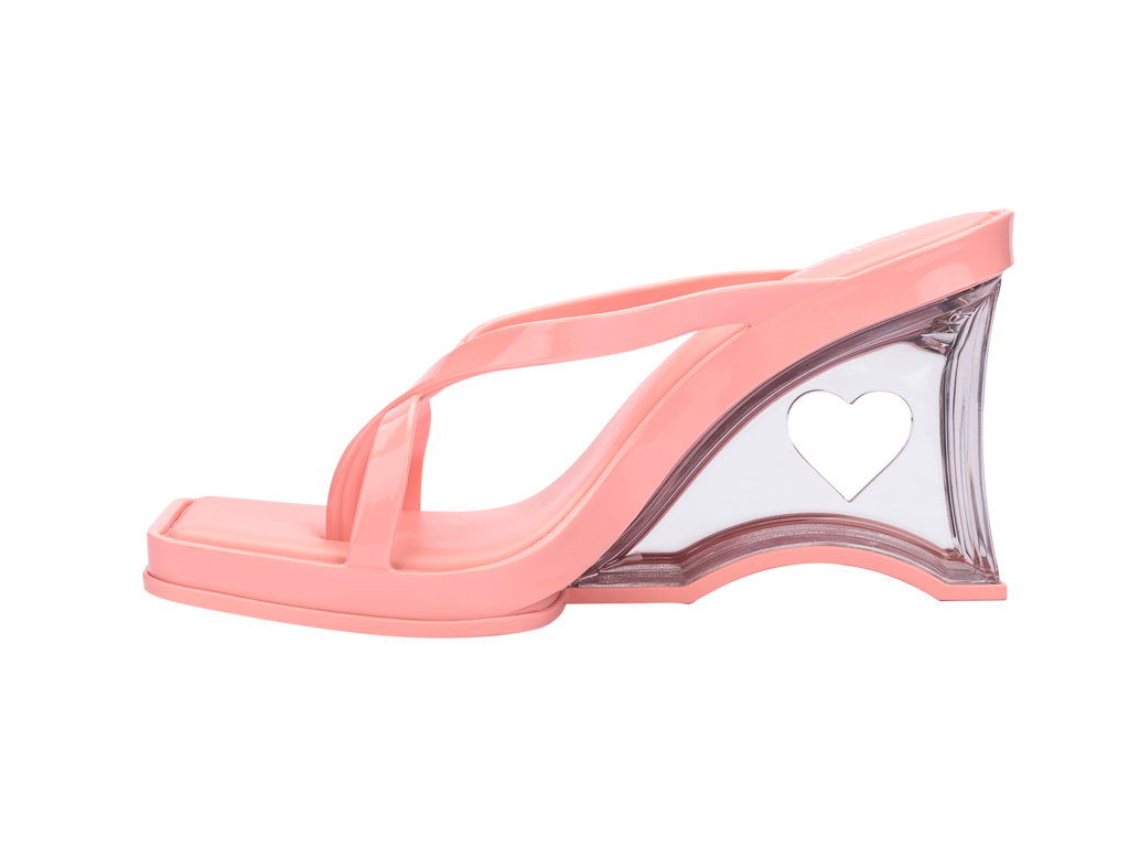 Melissa Glass Heel Pink