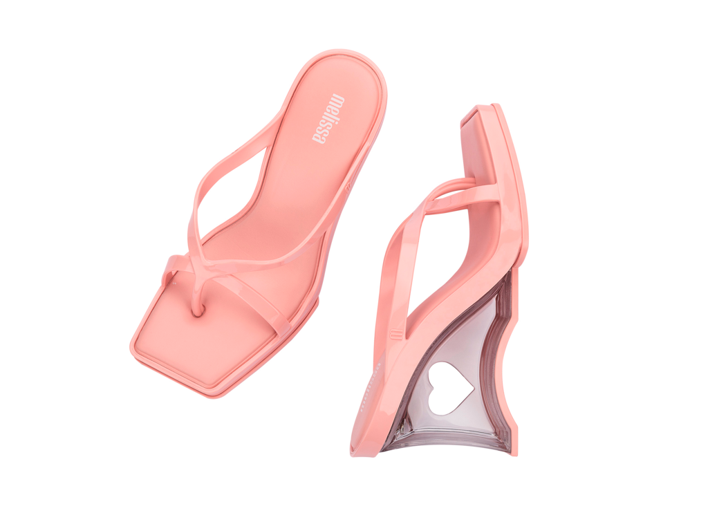 Melissa Glass Heel Pink