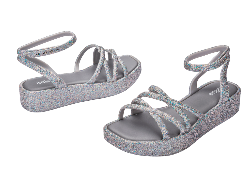 Melissa Rachel Glitter Grey