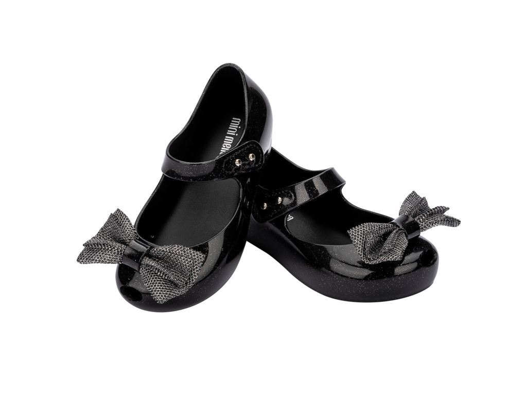 Mini Melissa Ultragirl Sweet XII Glitter Black