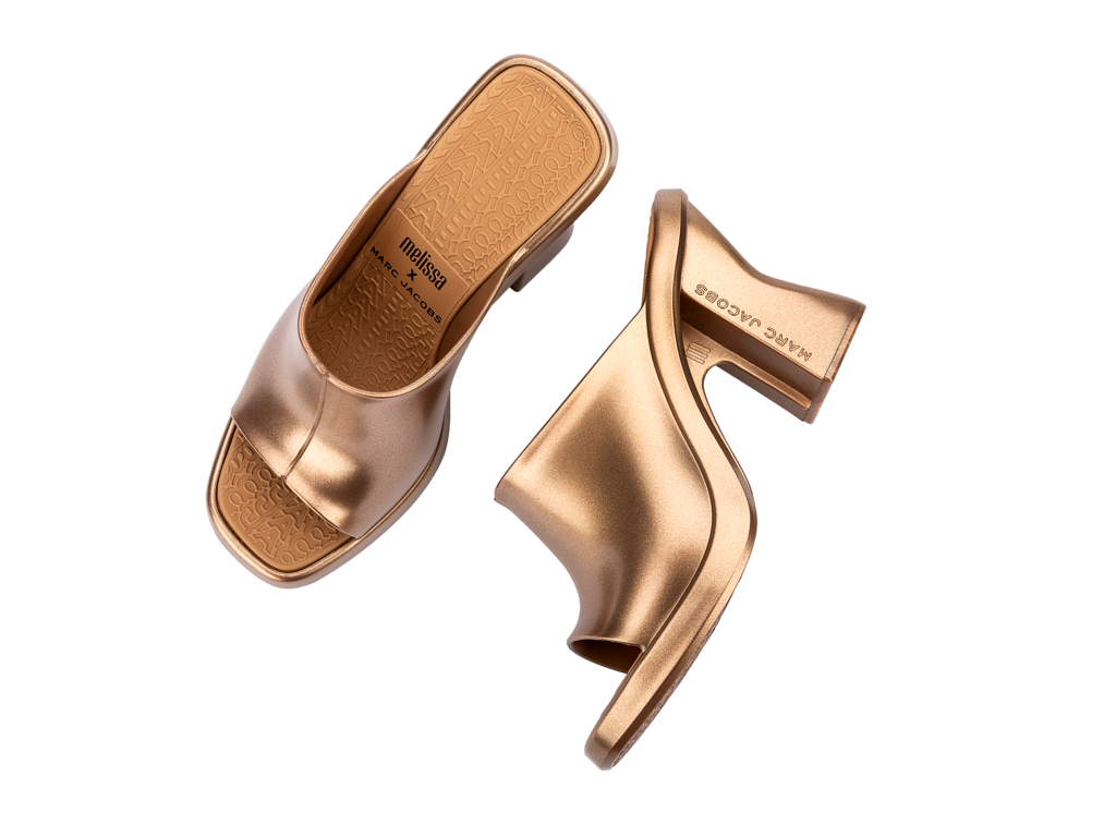 Melissa Mule x MARC JACOBS Gold/Beige