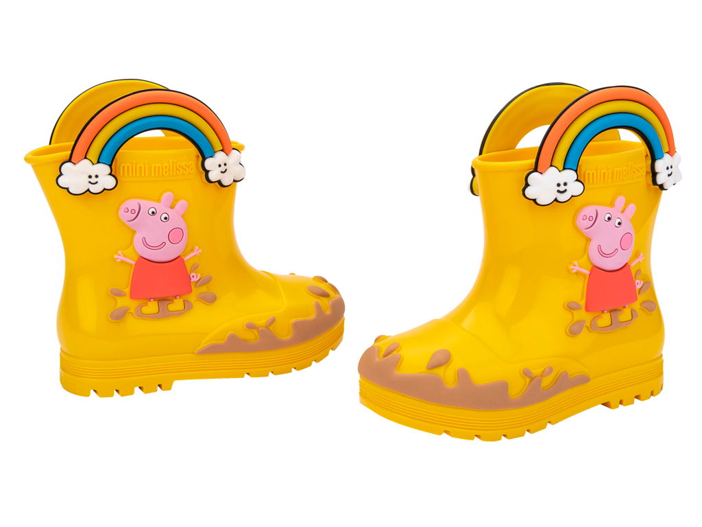 Mini Melissa Welly + Peppa Pig Yellow/Beige