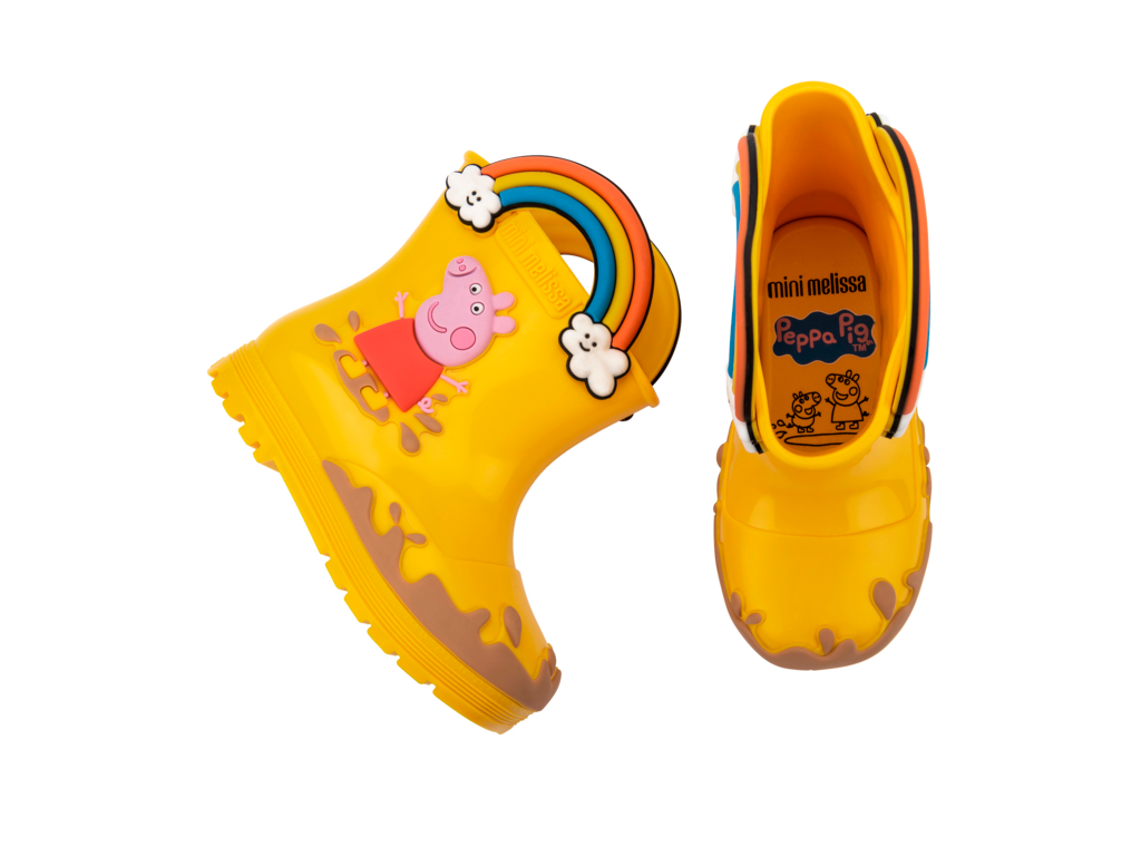 Mini Melissa Welly + Peppa Pig Yellow/Beige