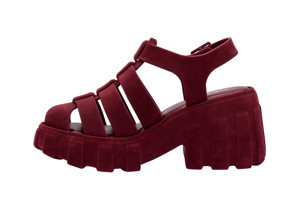 Melissa Megan Velvet Red