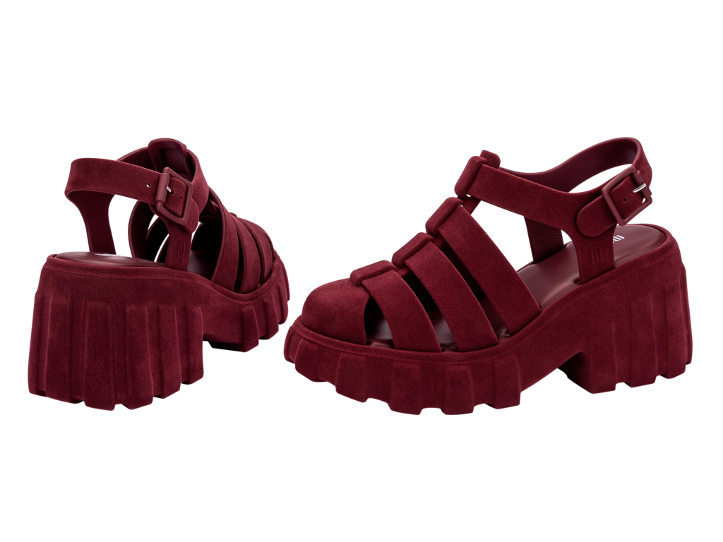 Melissa Megan Velvet Red