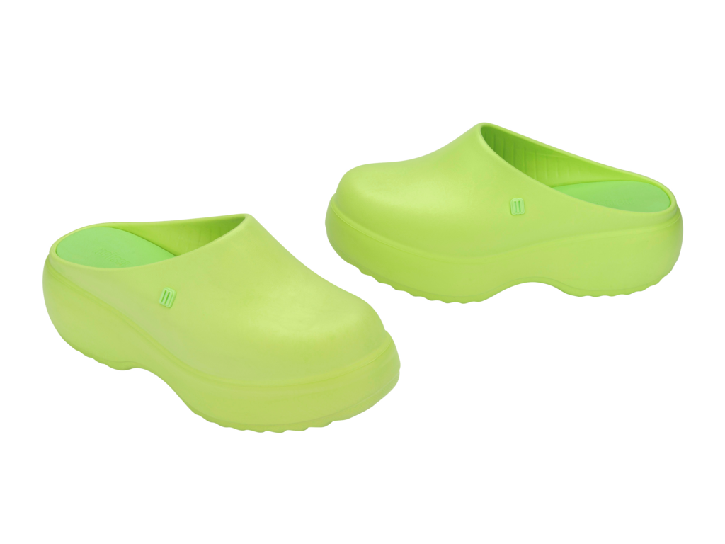 Melissa Free Clog Platform Green