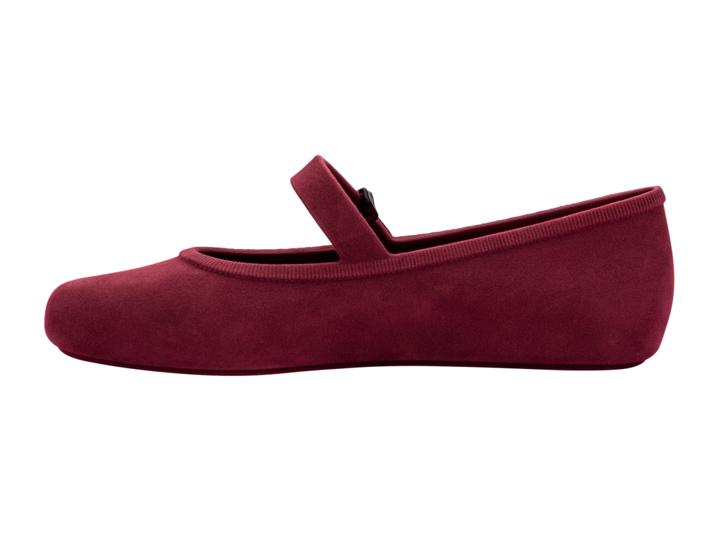 Melissa Soft Ballerina Velvet Red