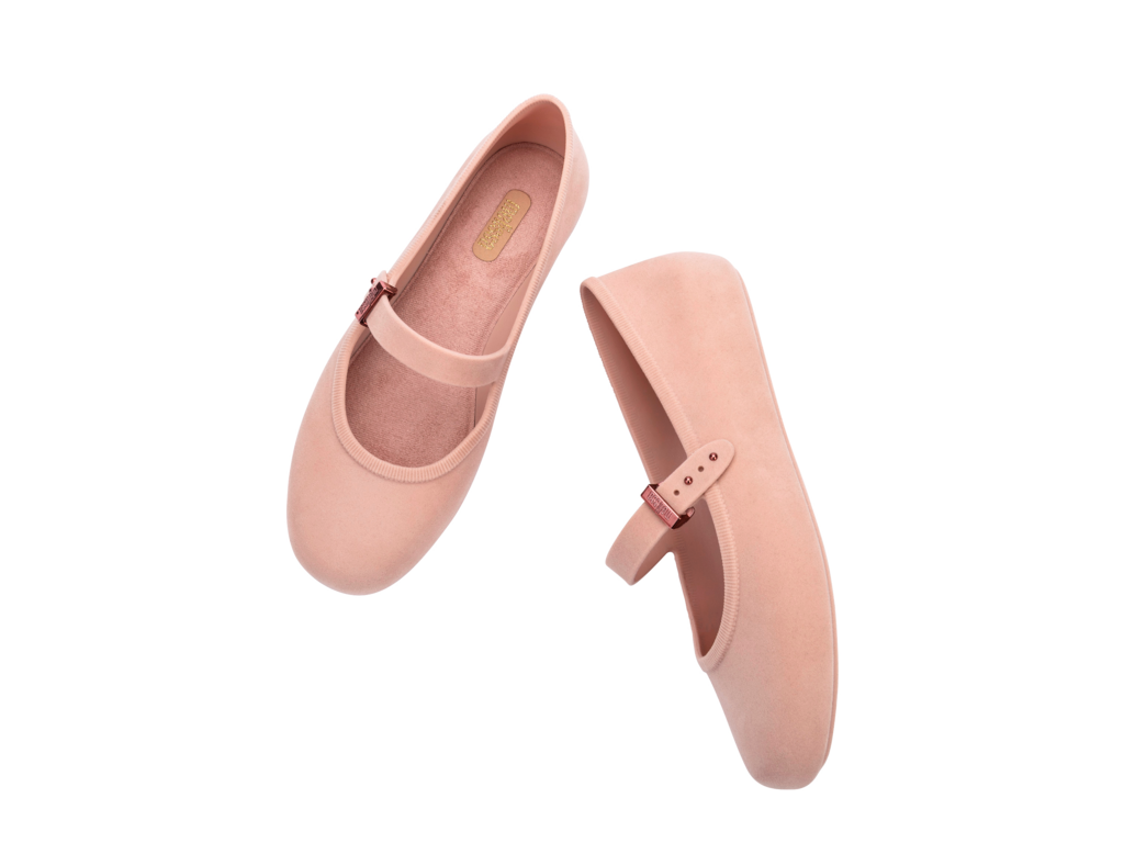 Melissa Soft Ballerina Velvet Pink