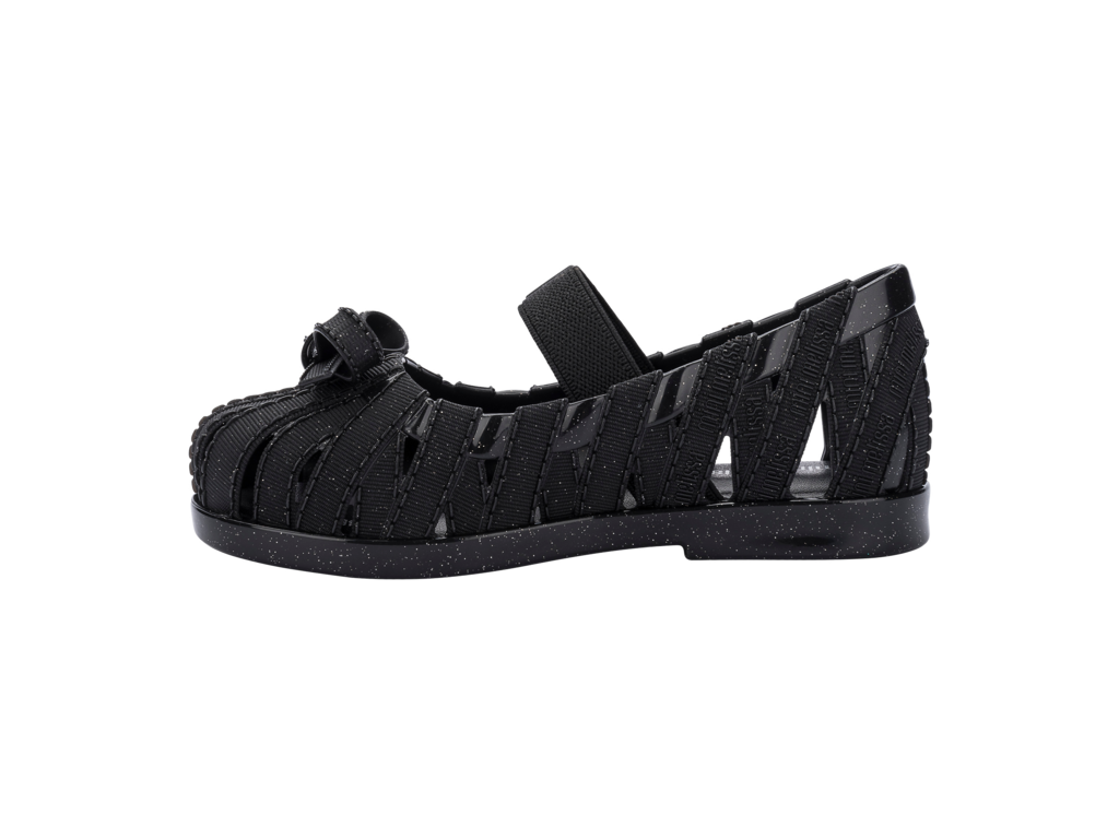 Mini Melissa M Lover Ballerina Glitter Black
