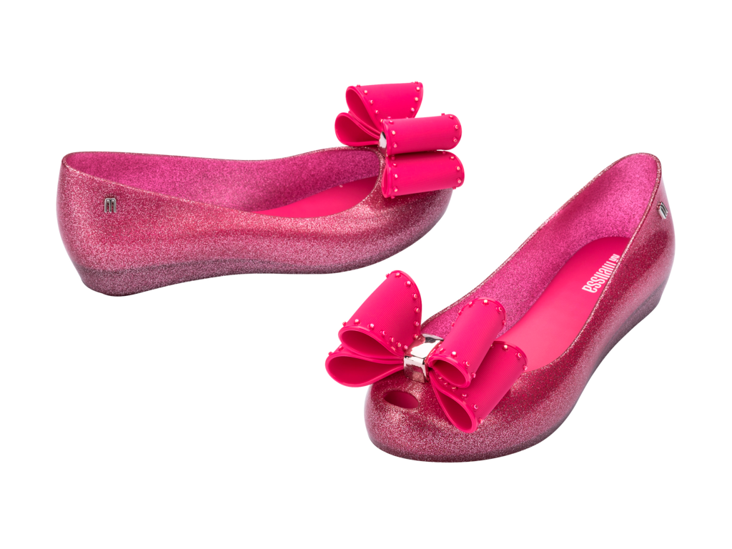 Melissa Ultragirl Classic Bow Glitter Pink