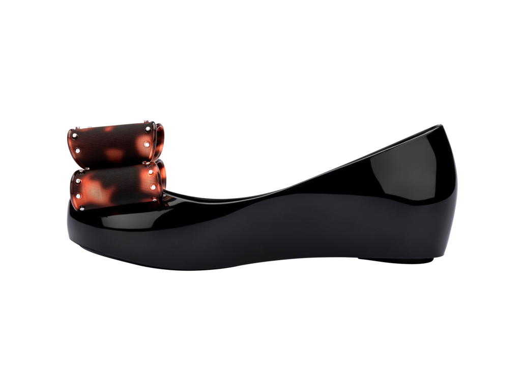 Mel MELISSA Ultragirl Classic Bow Black/Tortoiseshell