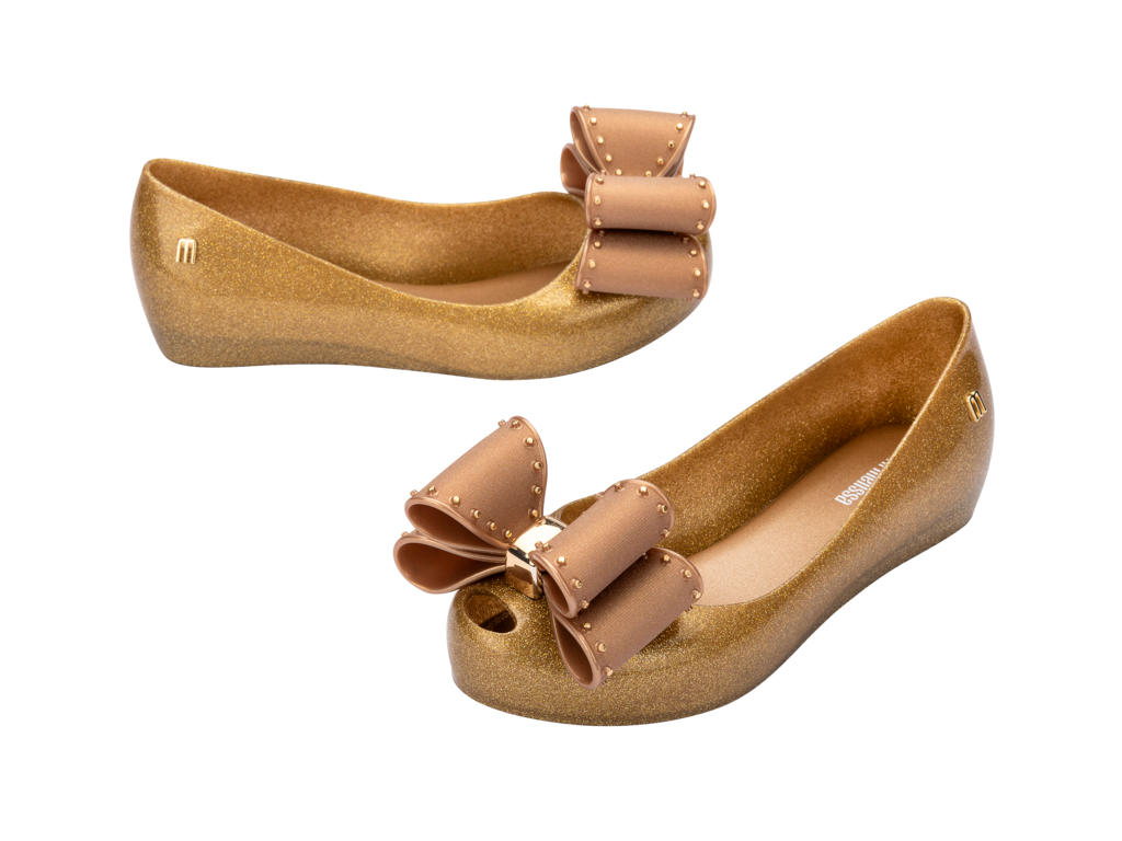 Mel MELISSA Ultragirl Classic Bow Pearly Beige