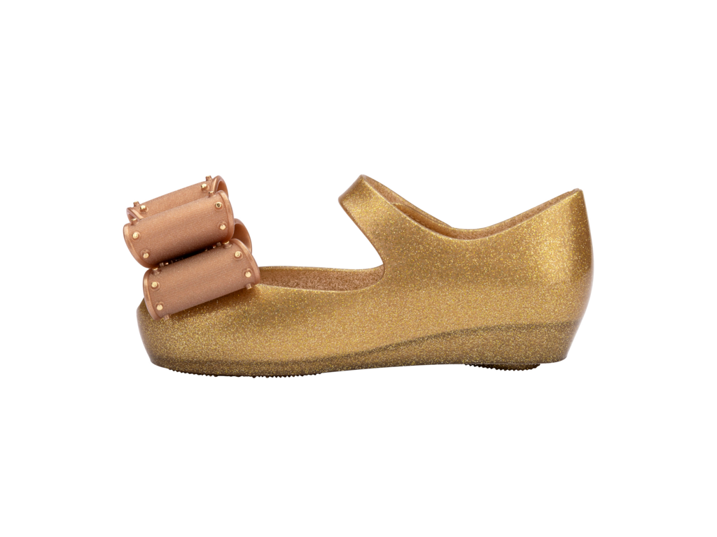 Mini Melissa Ultragirl Classic Bow Pearly Beige