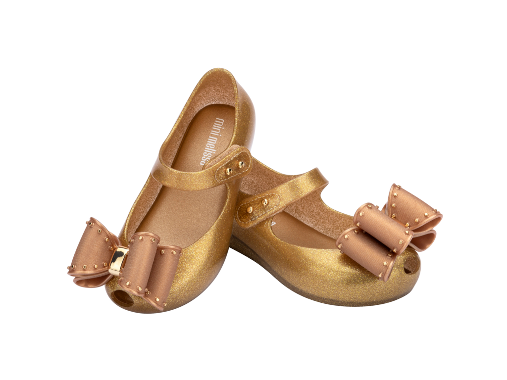 Mini Melissa Ultragirl Classic Bow Pearly Beige