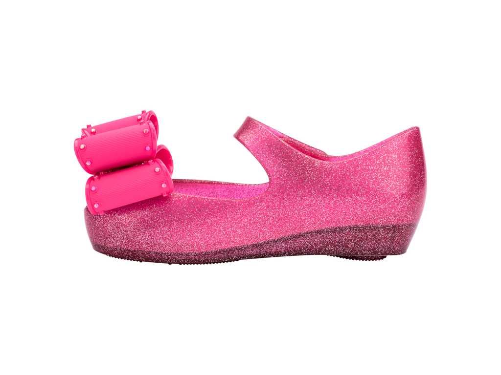 Mini Melissa Ultragirl Classic Bow Glitter Pink