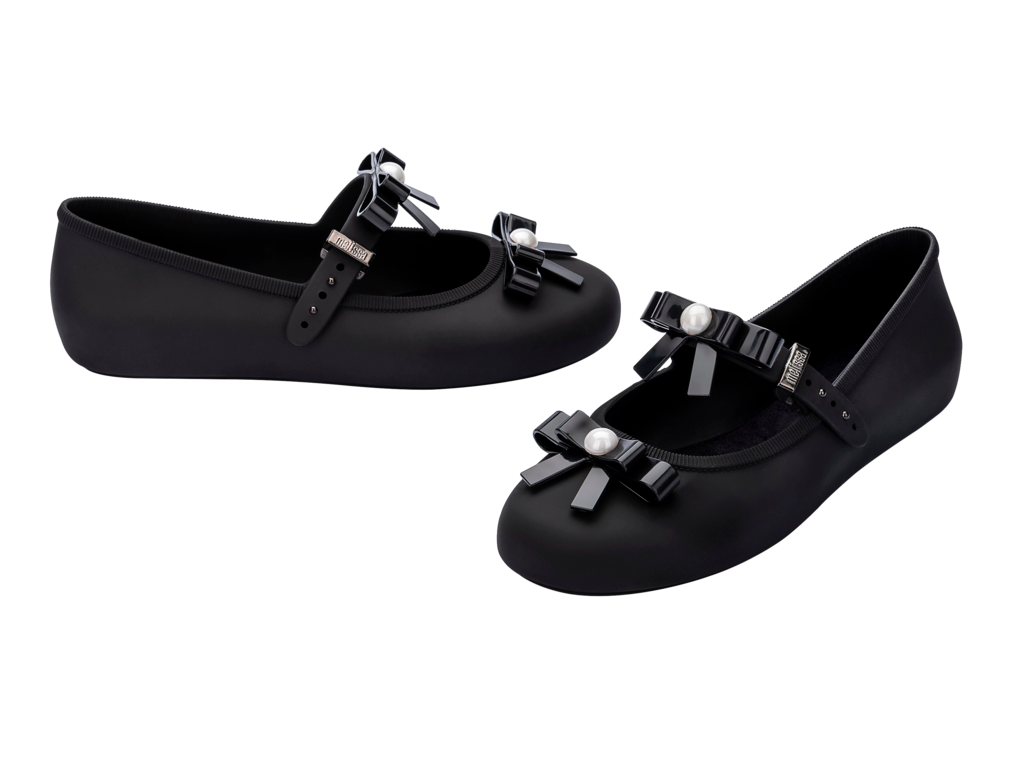 Melissa Soft Ballerina Bow Black