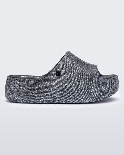 Melissa Free Platform Slide Denim