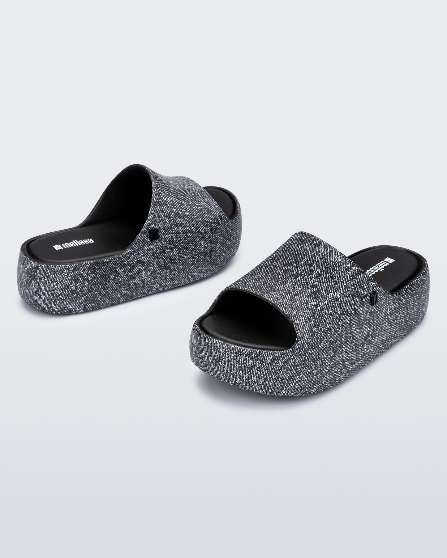 Melissa Free Platform Slide Denim