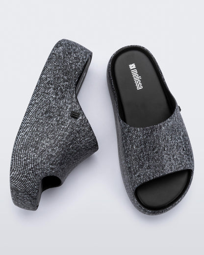 Melissa Free Platform Slide Denim