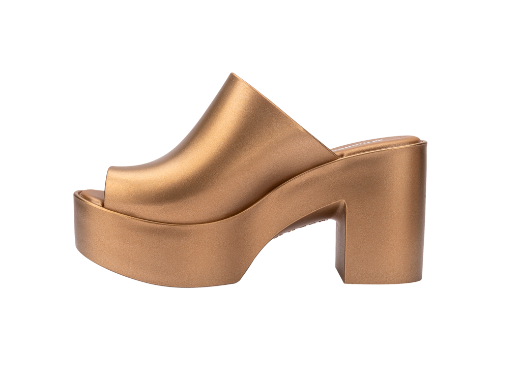 Melissa Mule Hype Metallic Gold