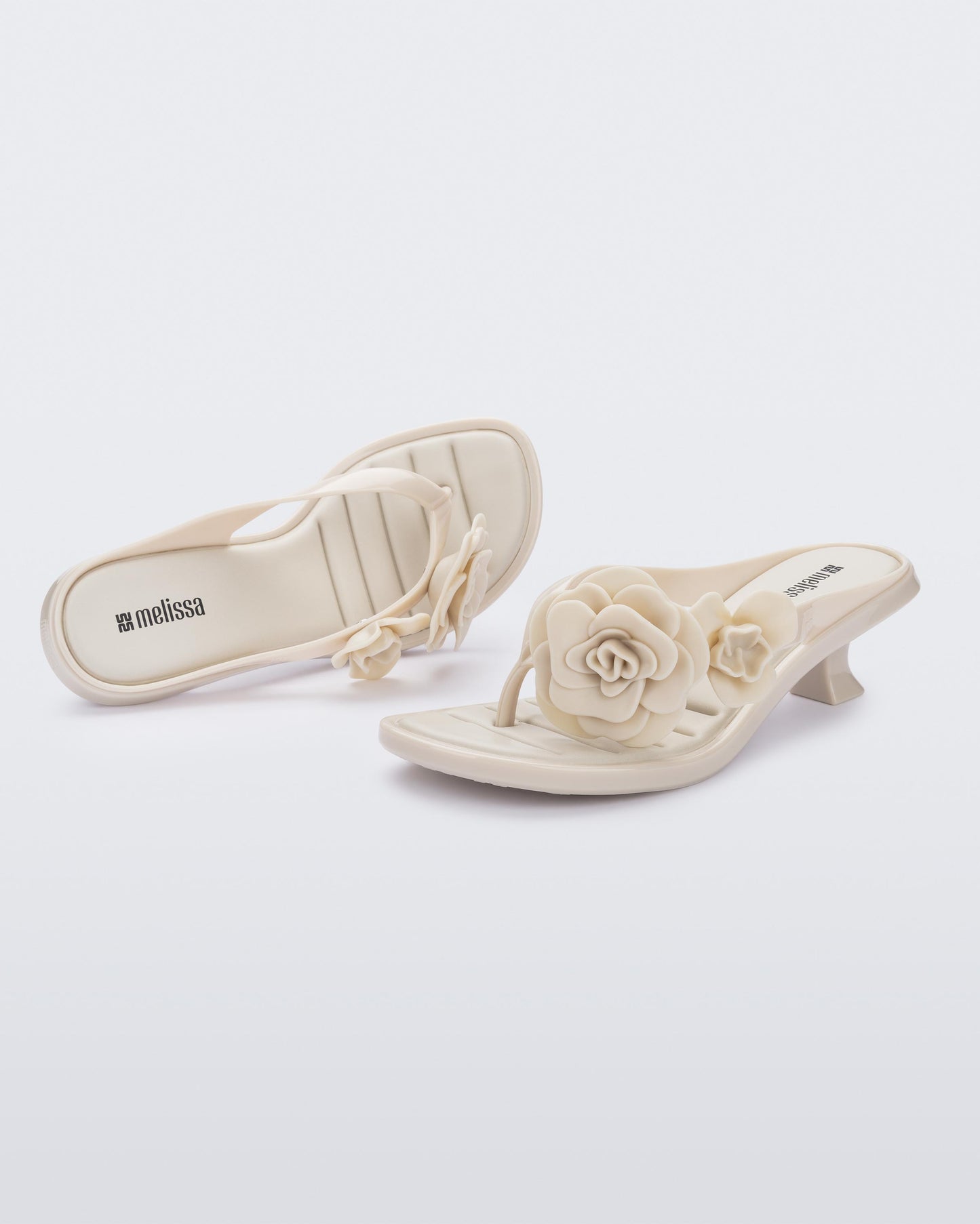 Melissa Thong Kitten Heel Petal