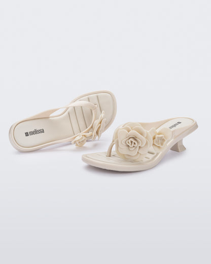 Melissa Thong Kitten Heel Petal