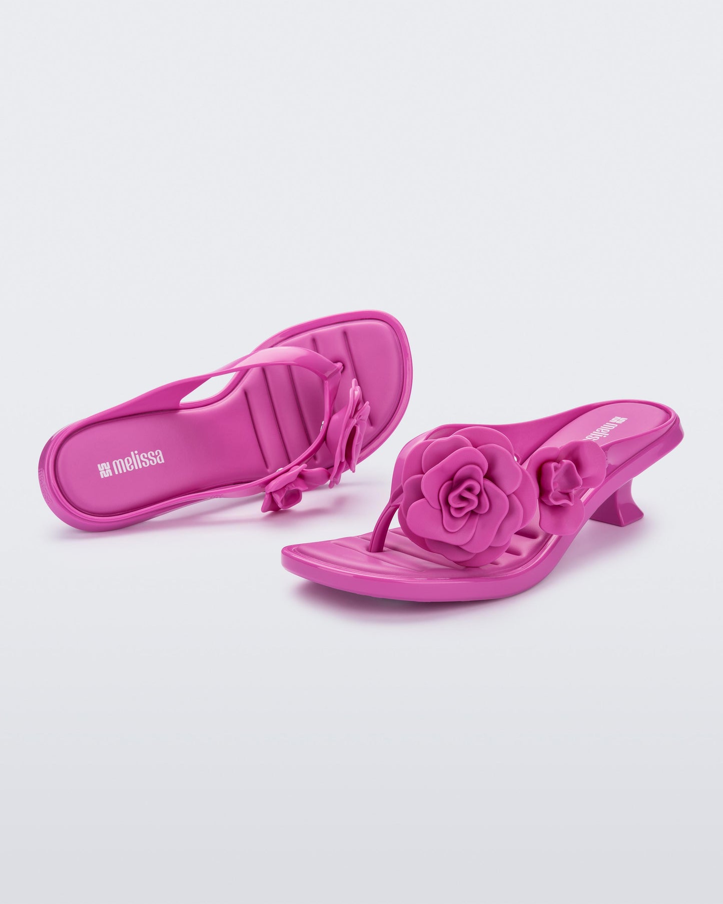 Melissa Thong Kitten Heel Petal