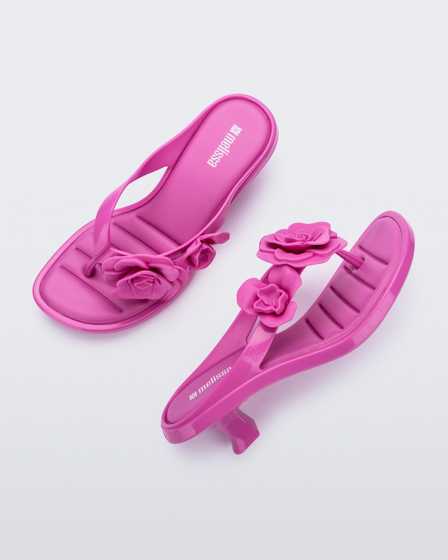 Melissa Thong Kitten Heel Petal