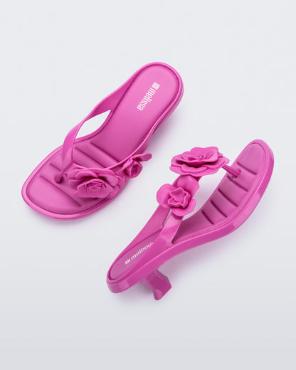 Melissa Thong Kitten Heel Petal