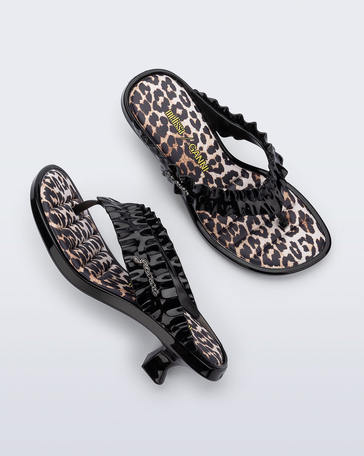 Melissa Thong Kitten Heel + GANNI