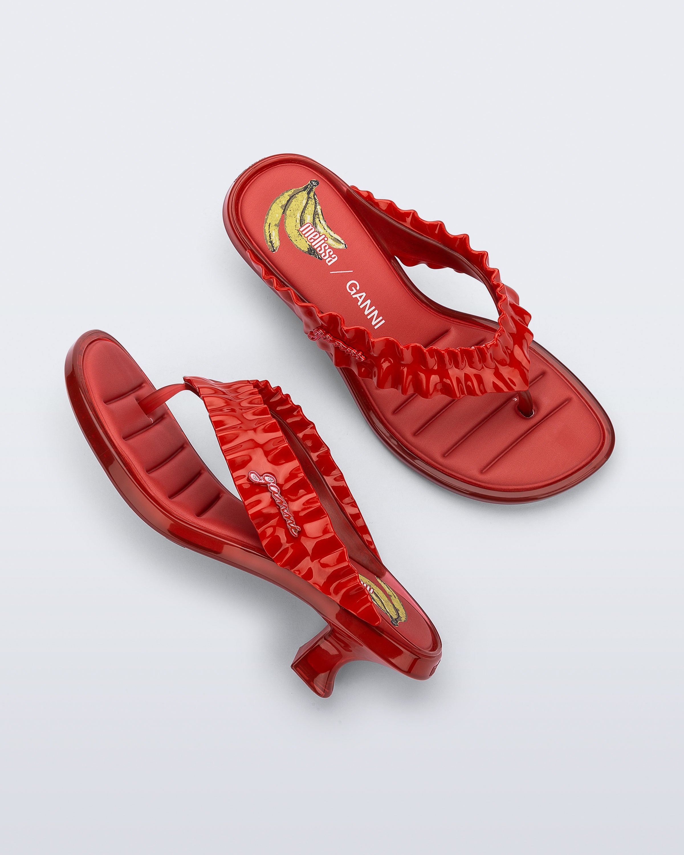Melissa Thong Kitten Heel + GANNI – melissa shoes Japan
