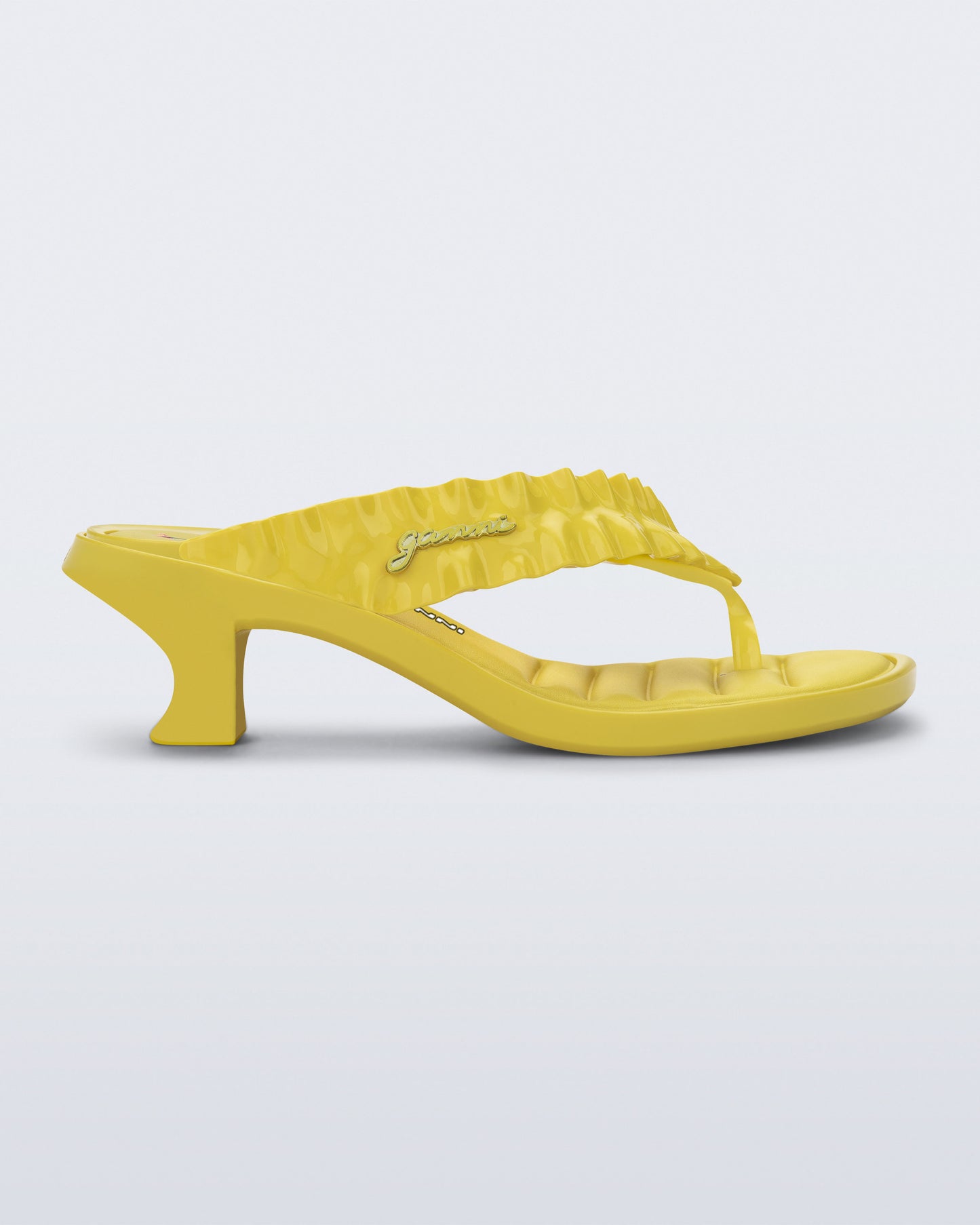 Melissa Thong Kitten Heel + GANNI