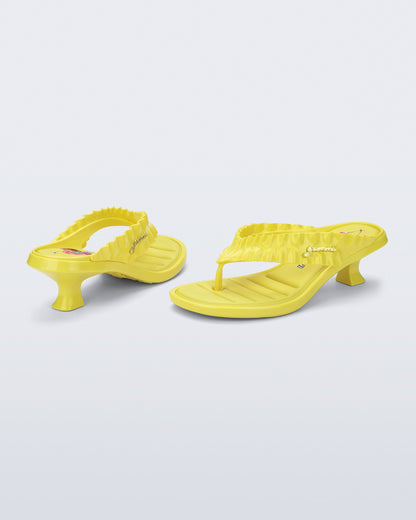 Melissa Thong Kitten Heel + GANNI