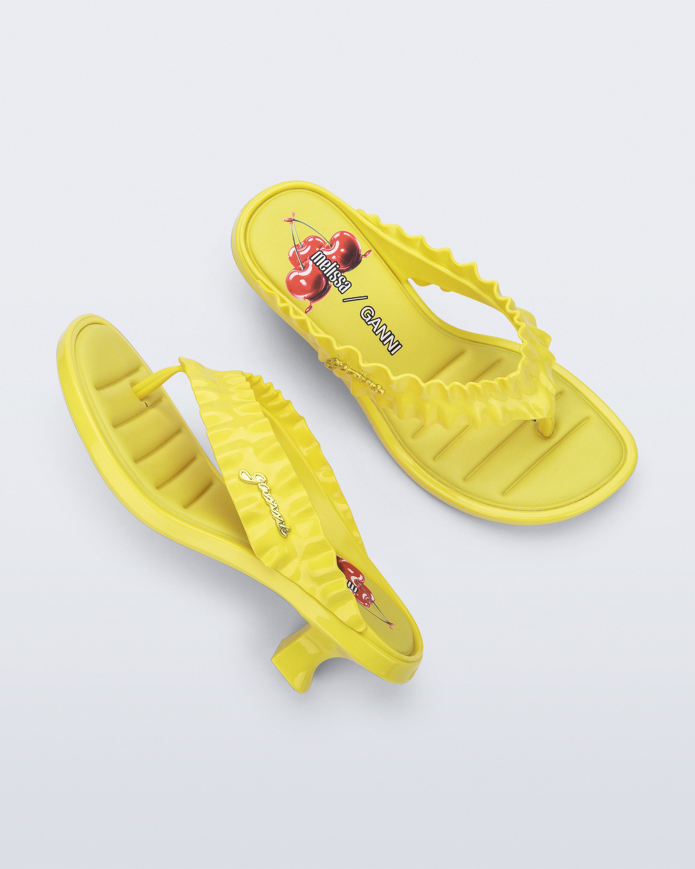 Melissa Thong Kitten Heel + GANNI – melissa shoes Japan