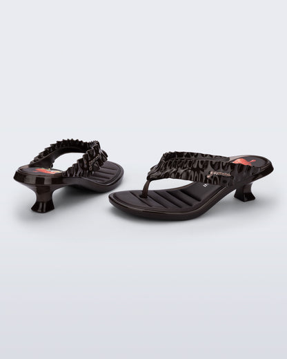 Melissa Thong Kitten Heel + GANNI