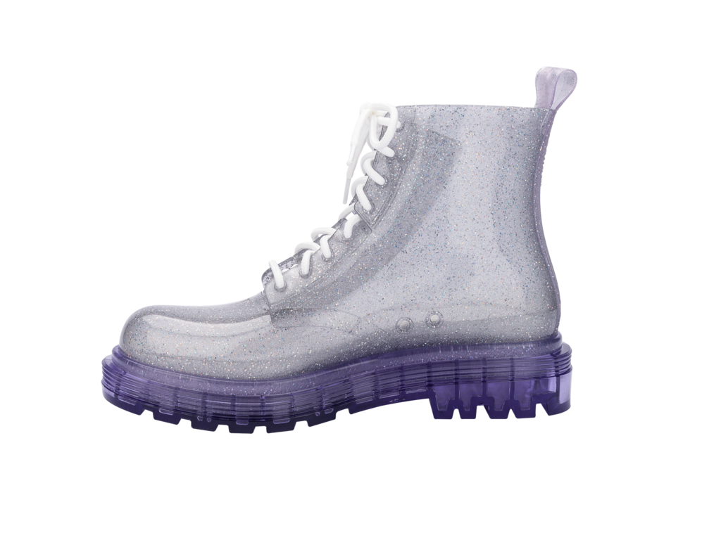 Melissa Coturno Boot Clear Silver