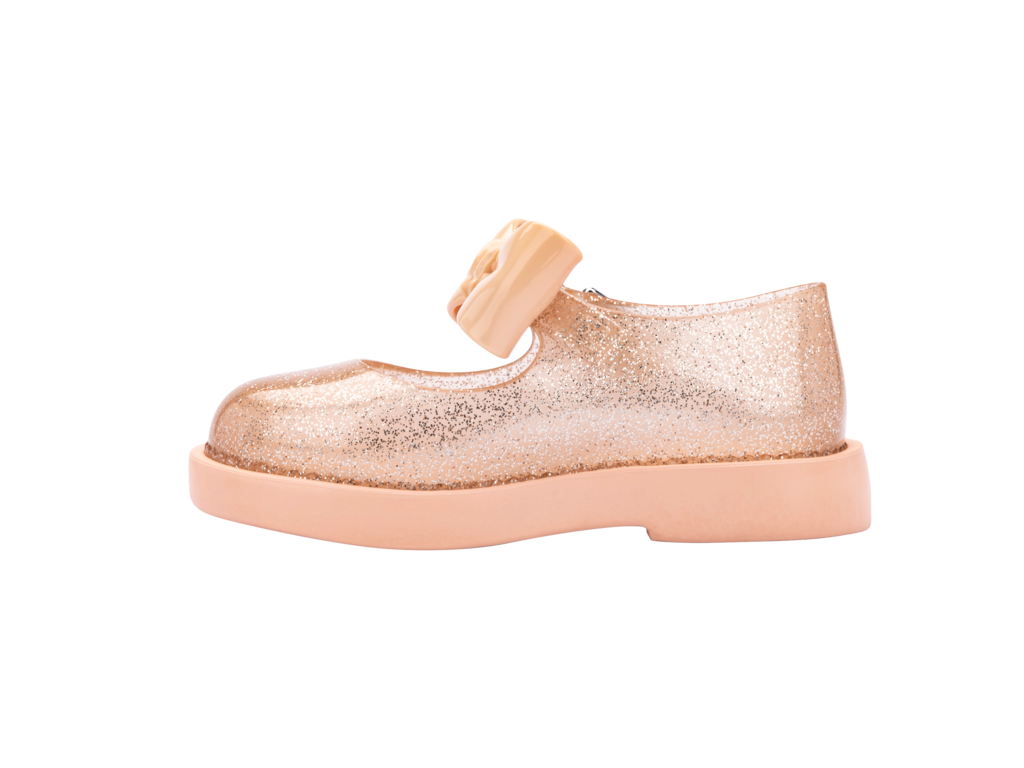 Mini Melissa Lola Beige Glitter