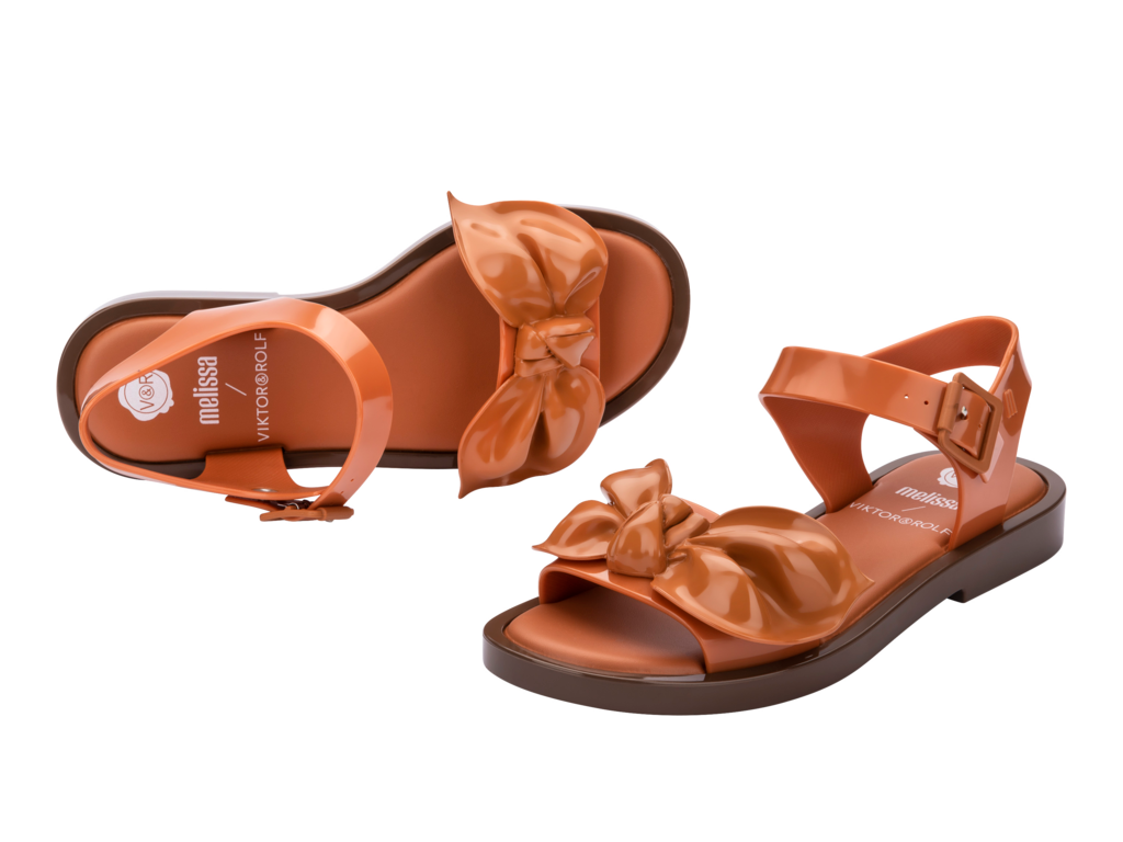 Melissa Mar Sandal Tie + Viktor & Rolf Brown