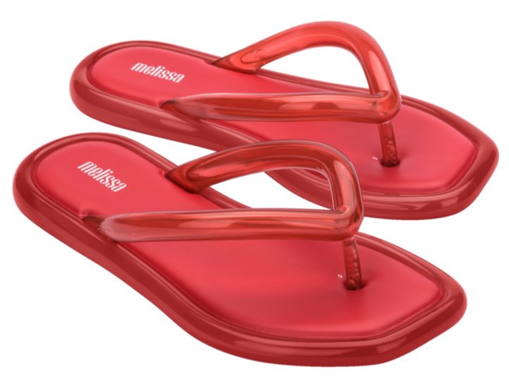 Melissa Airbubble Flip Flop Red