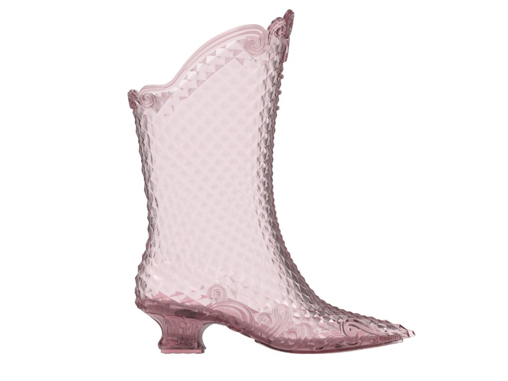 Melissa + Y/Project Court Boot Pink