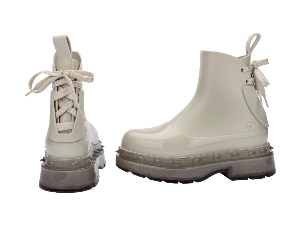 Melissa + Undercover Spike Boot Beige