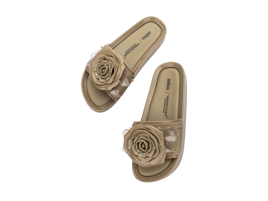 Melissa + Undercover Rose Beach Slide Beige